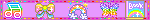 Pink rainbow favicons